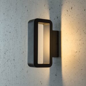 Svítidlo Heitronic grafit/čirá hliníkový odlitek/polykarbonát