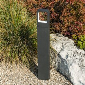 Svítidlo Heitronic grafit/čirá hliníkový odlitek/polykarbonát