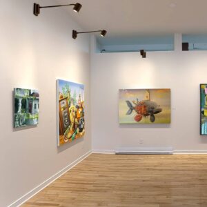 Svítidlo Heitronic černý/grafit hliník/sklo