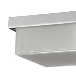 Svítidlo Helestra chrom/bílá satinovaná kov/sklo