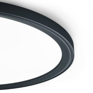 Svítidlo Helestra matná černá/bílá hliník/akryl satinovaný