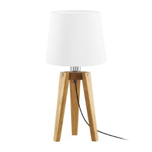 Svítidlo HerzBlut dub se suky naolejovaný/bílá dřevo/textil/nikl