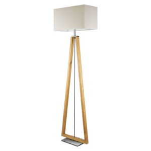 Svítidlo HerzBlut dřevo/textil/nikl