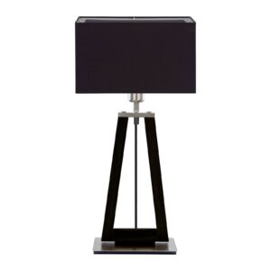 Svítidlo HerzBlut  dřevo/textil/nikl