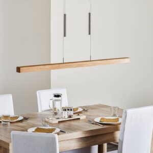 Svítidlo HerzBlut dub přírodní masivní dřevo/kov/plast