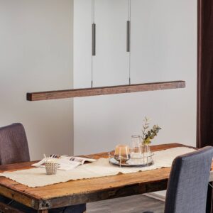 Svítidlo HerzBlut ořech masivní dřevo/kov/plast