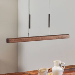 Svítidlo HerzBlut ořech masivní dřevo/kov/plast