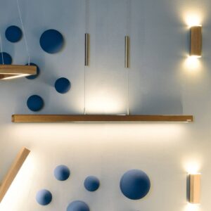 Svítidlo HerzBlut dub přírodní masivní dřevo/kov/plast