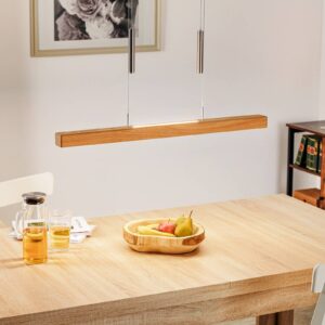 Svítidlo HerzBlut dub přírodní masivní dřevo/kov/plast