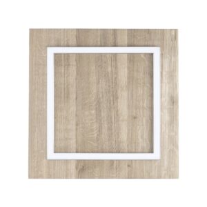 Svítidlo HerzBlut dub se suky bílá dřevo/nikl/akryl