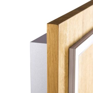 Svítidlo HerzBlut dub se suky naolejovaný dřevo/nikl/akryl