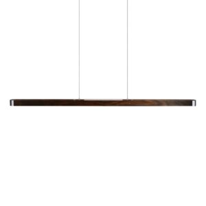 Svítidlo HerzBlut olejovaný ořech dřevo/nikl/akryl