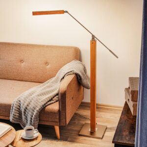 Svítidlo HerzBlut olejovaný dub/kartáčovaný nikl dřevo/kov