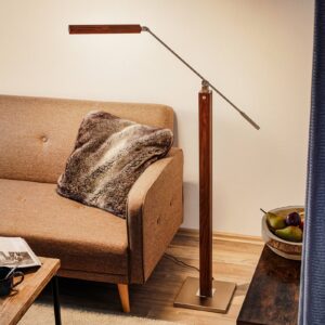 Svítidlo HerzBlut olejovaný ořech/kartáčovaný nikl dřevo/kov