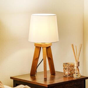 Svítidlo HerzBlut olejovaný dub/bílá dřevo/textil