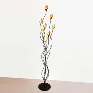 Svítidlo Holländer hnědá/zlatá železo