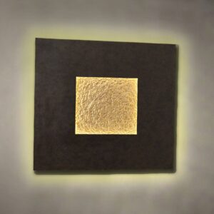 Svítidlo Holländer hnědočerná/zlatá železo