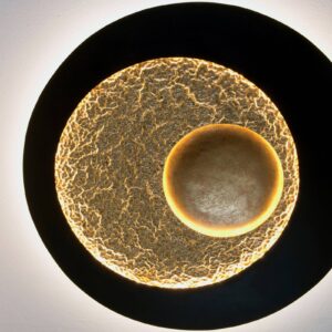 Svítidlo Holländer hnědo-černá/zlatá/červenozlatá železo