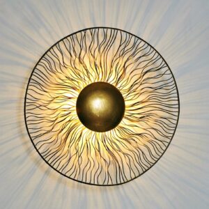 Svítidlo Holländer hnědá/zlatá železo