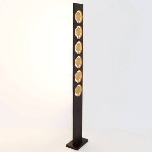 Svítidlo Holländer hnědý/zlatý železo