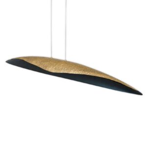 Svítidlo Holländer hnědočerná/zlatá železo