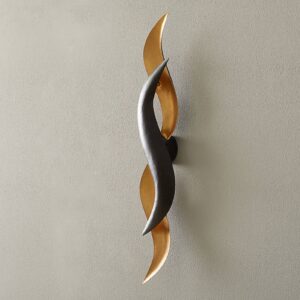 Svítidlo Holländer zlatá/hnědá železo