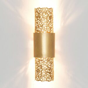 Svítidlo Holländer zlatá železo