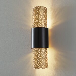 Svítidlo Holländer zlatá/hnědá železo