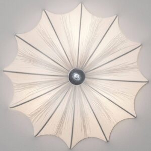 Svítidlo Holländer bílá kov/bavlna/dvě vrstvy