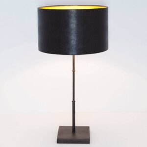 Svítidlo Holländer hnědočerná/hnědá/zlatá železo/bavlna/plast