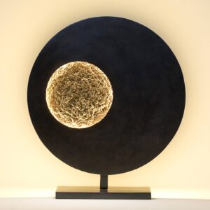 Svítidlo Holländer černohnědá/zlatá železo