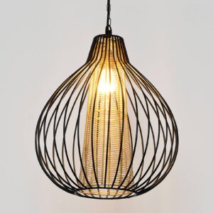 Svítidlo Holländer černá/zlatá železo