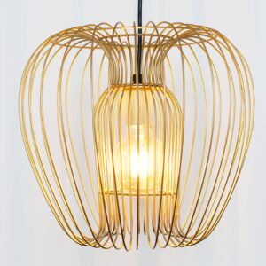 Svítidlo Holländer zlatá železo