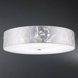 Svítidlo Hufnagel stříbro/nikl/bílá kov/plast/lístkové stříbro