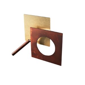 Svítidlo ICONE zlatá/rezavá hliník