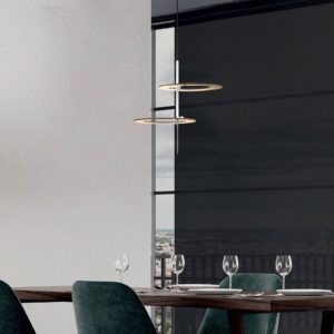 Svítidlo ICONE bílá/mosaz satinovaná hliník