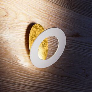 Svítidlo ICONE pozlátko/bílá hliník