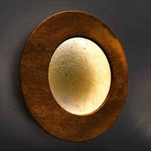 Svítidlo ICONE pozlátko/rezavá hliník