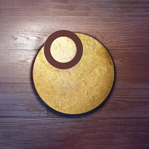 Svítidlo ICONE pozlátko/rezavá hliník