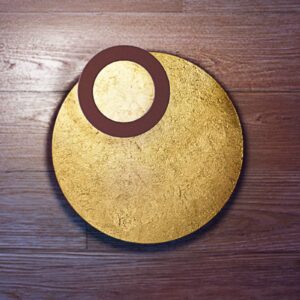 Svítidlo ICONE pozlátko/rezavá hliník