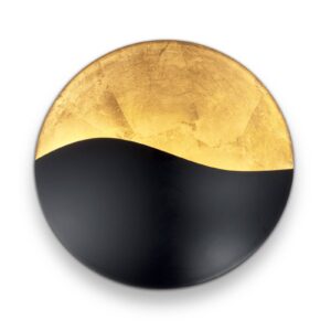 Svítidlo Ideallux černá/zlatá kov