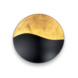 Svítidlo Ideallux černá/zlatá kov