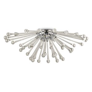 Svítidlo Ideallux kouřově šedá/chrom sklo/kov