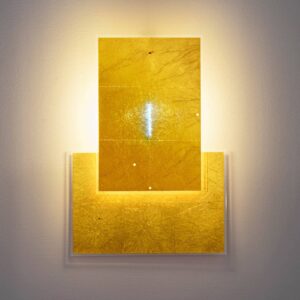 Svítidlo Ingo Maurer zlatý kov/akryl/pozlátko