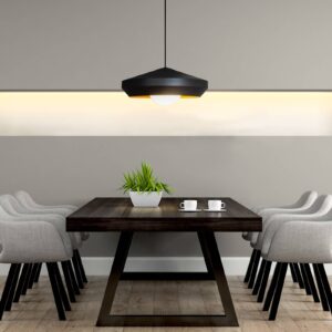 Svítidlo Innermost černá/zlatá hliník/ocel