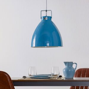 Svítidlo Jieldé světle modrá lesklá hliník