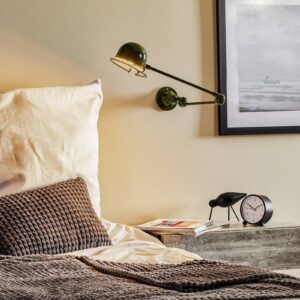 Svítidlo Jieldé olivově zelená ocel/hliník