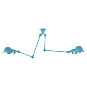 Svítidlo Jieldé pastelově modrá ocel/hliník