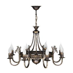 Svítidlo Jupiter mosaz tmavá patinovaná kov