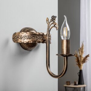 Svítidlo Jupiter mosaz tmavá patinovaná kov